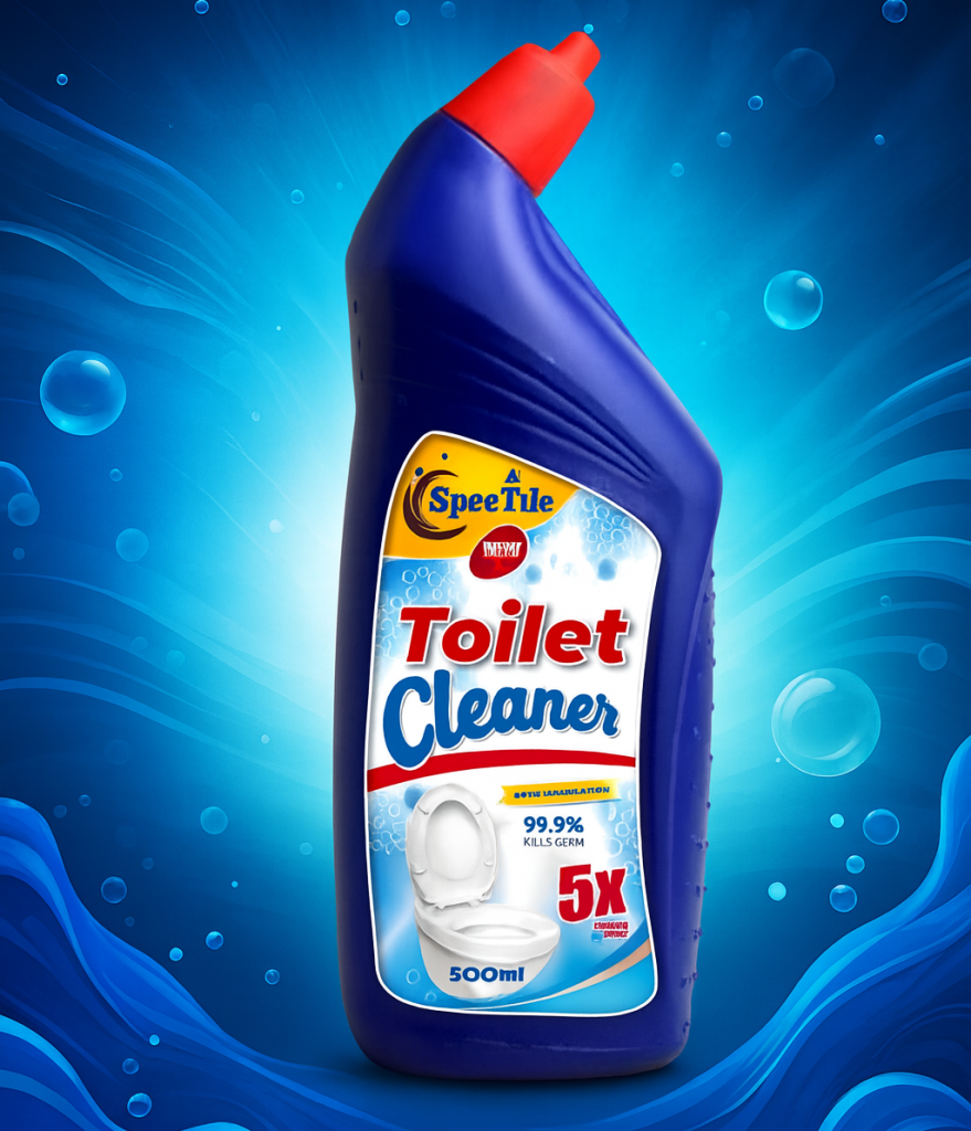 Spectile toilet cleaner